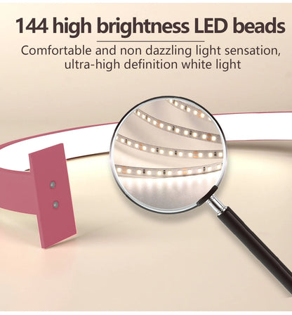 Lampe de bureau LED simple en forme de U pour nail art, lampe de beauté pour salon de beauté, soins des ongles