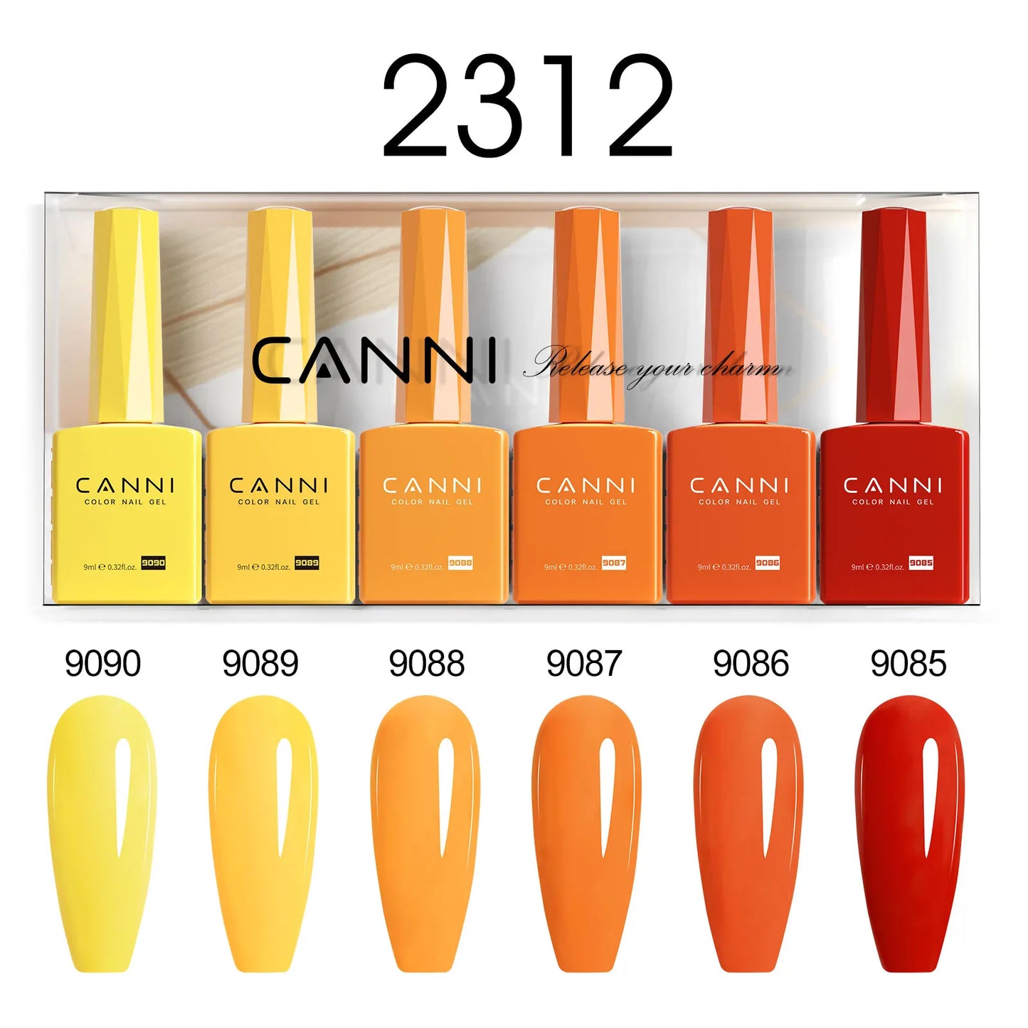 CANNI HEMA TPO FREE 9ml BIAB Colorful Rubber Base Gel UV Construction Quick Builder Nail Gel Polish Kit Self Leveling French Nails