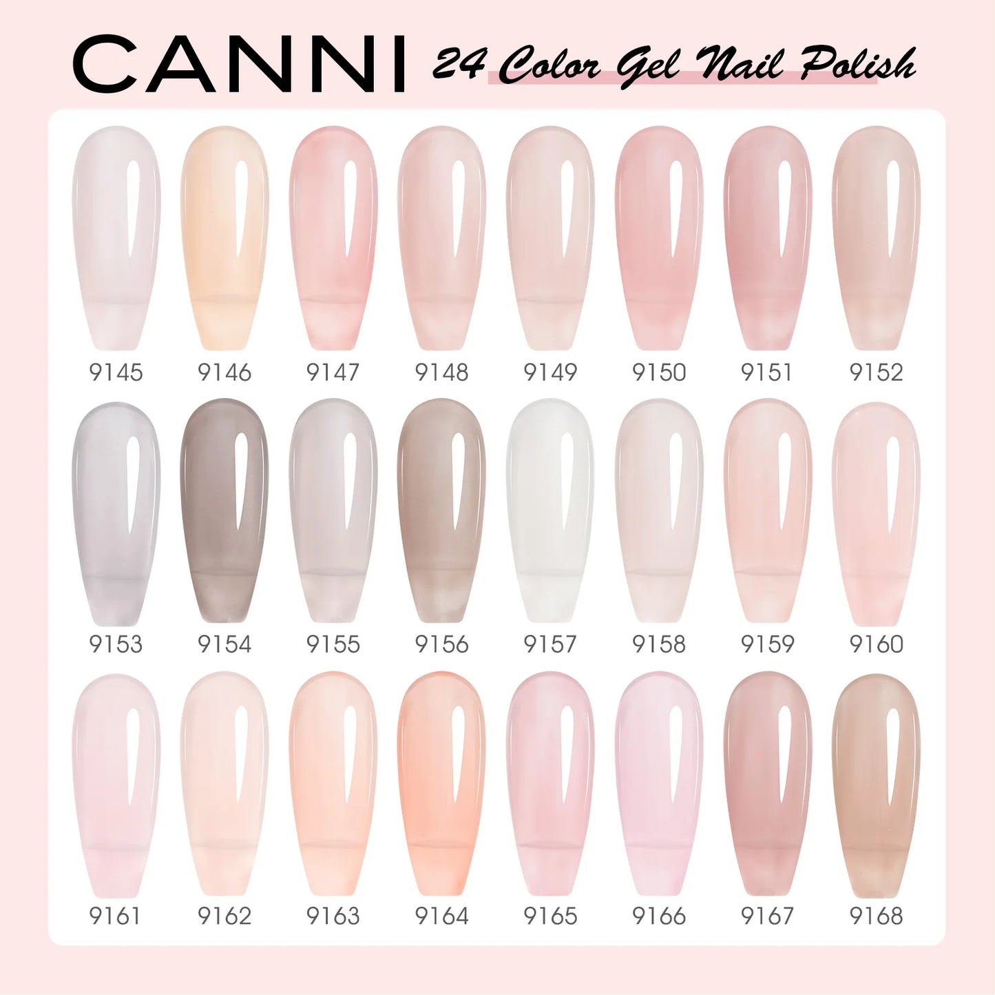 CANNI 30pcs Nail Gel Polish Kit CC Collection FREE TPO/Hema Free Fall Nails  Christmas Gel Varnish Soak Off Semi Permanent Gel Set