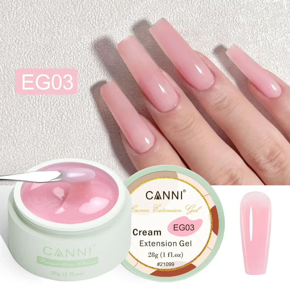 Venalisa CANNI Creamy Texture Extention Builder Jelly Gel Self Leveling No Burning Jelly Gel UV LED Construction Nail Manicure