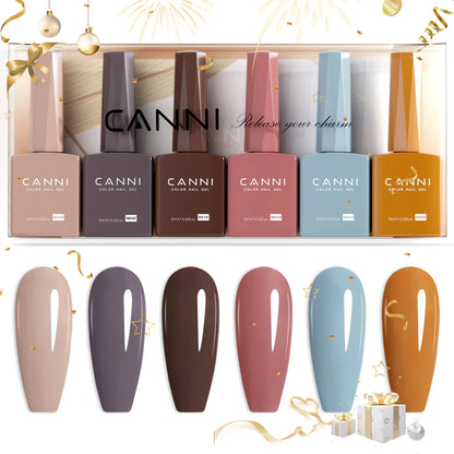 CANNI HEMA TPO FREE 9ml BIAB Colorful Rubber Base Gel UV Construction Quick Builder Nail Gel Polish Kit Self Leveling French Nails