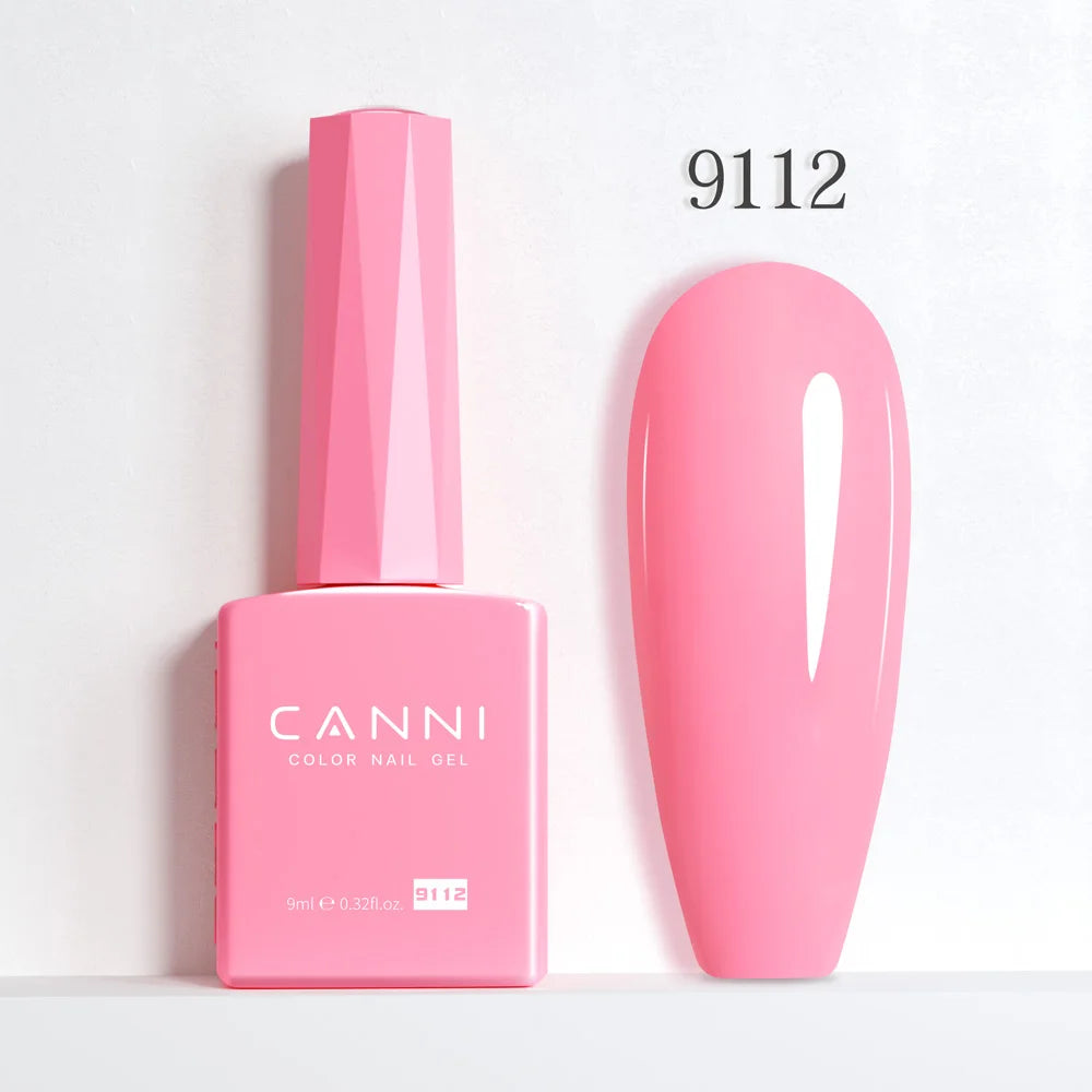 CANNI Hema Free Nail Glue Christmas Decoration Sticker Glue Semi Permanent Soak Off LED UV Nail Gel Polish Red Color Collection