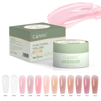 Venalisa CANNI Creamy Texture Extention Builder Jelly Gel Self Leveling No Burning Jelly Gel UV LED Construction Nail Manicure