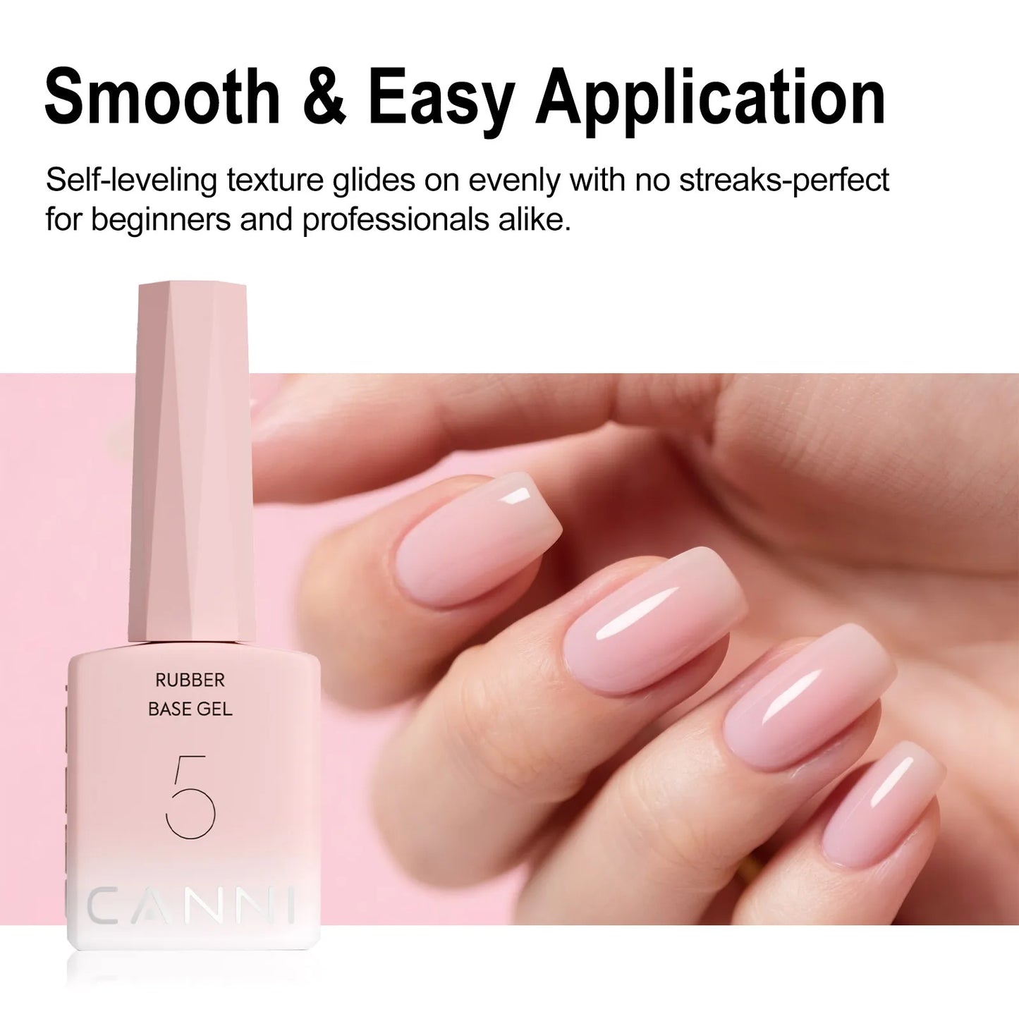 CANNI HEMA TPO FREE 9ml BIAB Colorful Rubber Base Gel UV Construction Quick Builder Nail Gel Polish Kit Self Leveling French Nails