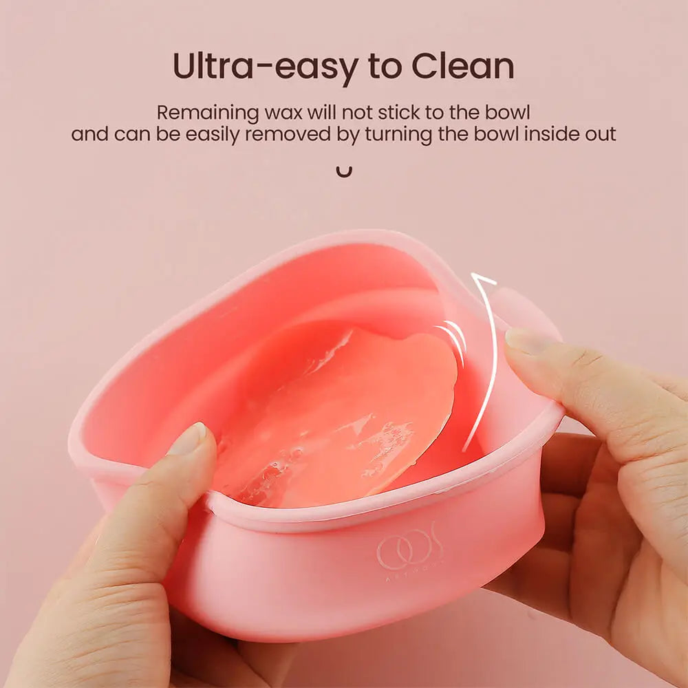 Portable Silicone Wax Warmer 400ML Foldable Wax Heater Hair Removal Wax Machine SPA Body Epilator Paraffin Wax Pot for Travel