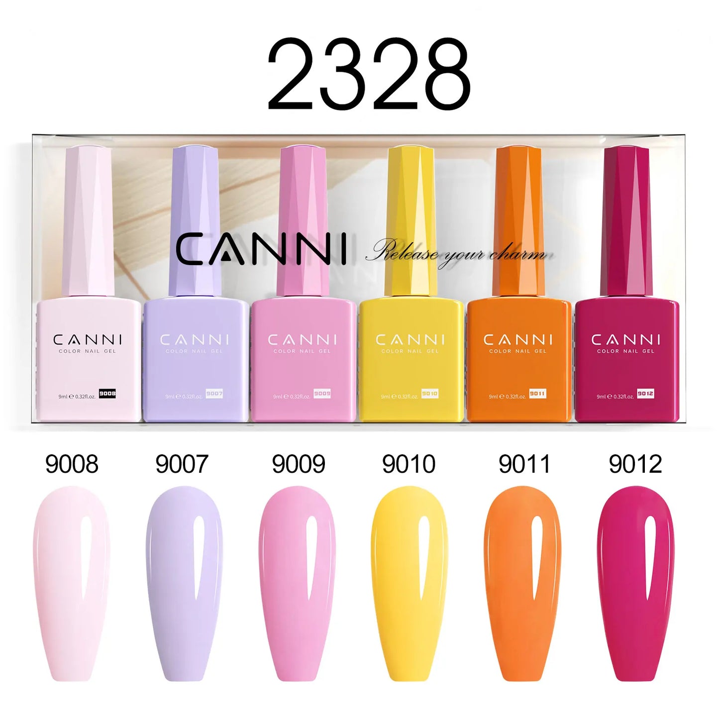 CANNI HEMA TPO FREE 9ml BIAB Colorful Rubber Base Gel UV Construction Quick Builder Nail Gel Polish Kit Self Leveling French Nails