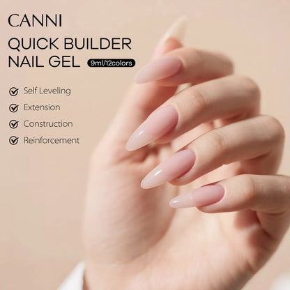 CANNI HEMA TPO FREE 9ml BIAB Colorful Rubber Base Gel UV Construction Quick Builder Nail Gel Polish Kit Self Leveling French Nails