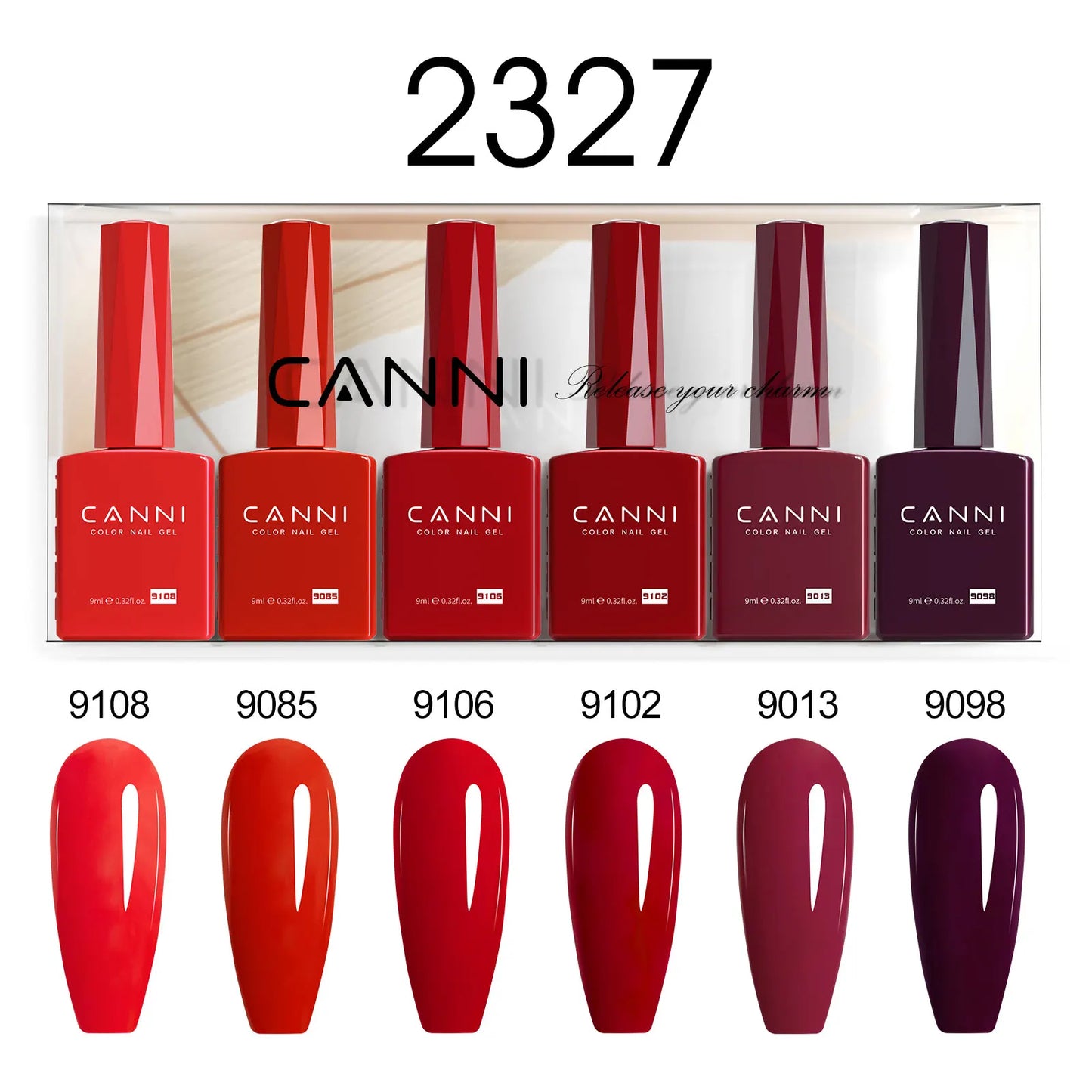 CANNI HEMA TPO FREE 9ml BIAB Colorful Rubber Base Gel UV Construction Quick Builder Nail Gel Polish Kit Self Leveling French Nails