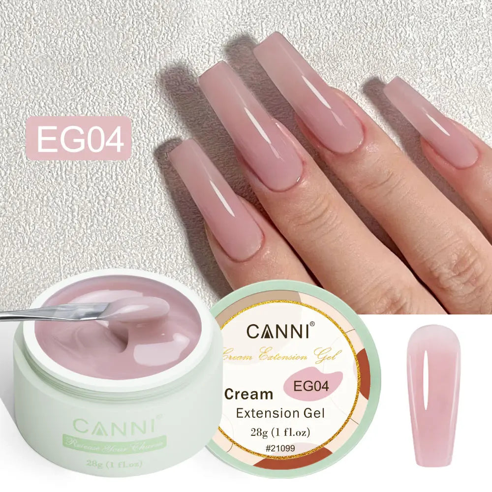 Venalisa CANNI Creamy Texture Extention Builder Jelly Gel Self Leveling No Burning Jelly Gel UV LED Construction Nail Manicure