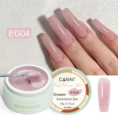 Venalisa CANNI Creamy Texture Extention Builder Jelly Gel Self Leveling No Burning Jelly Gel UV LED Construction Nail Manicure