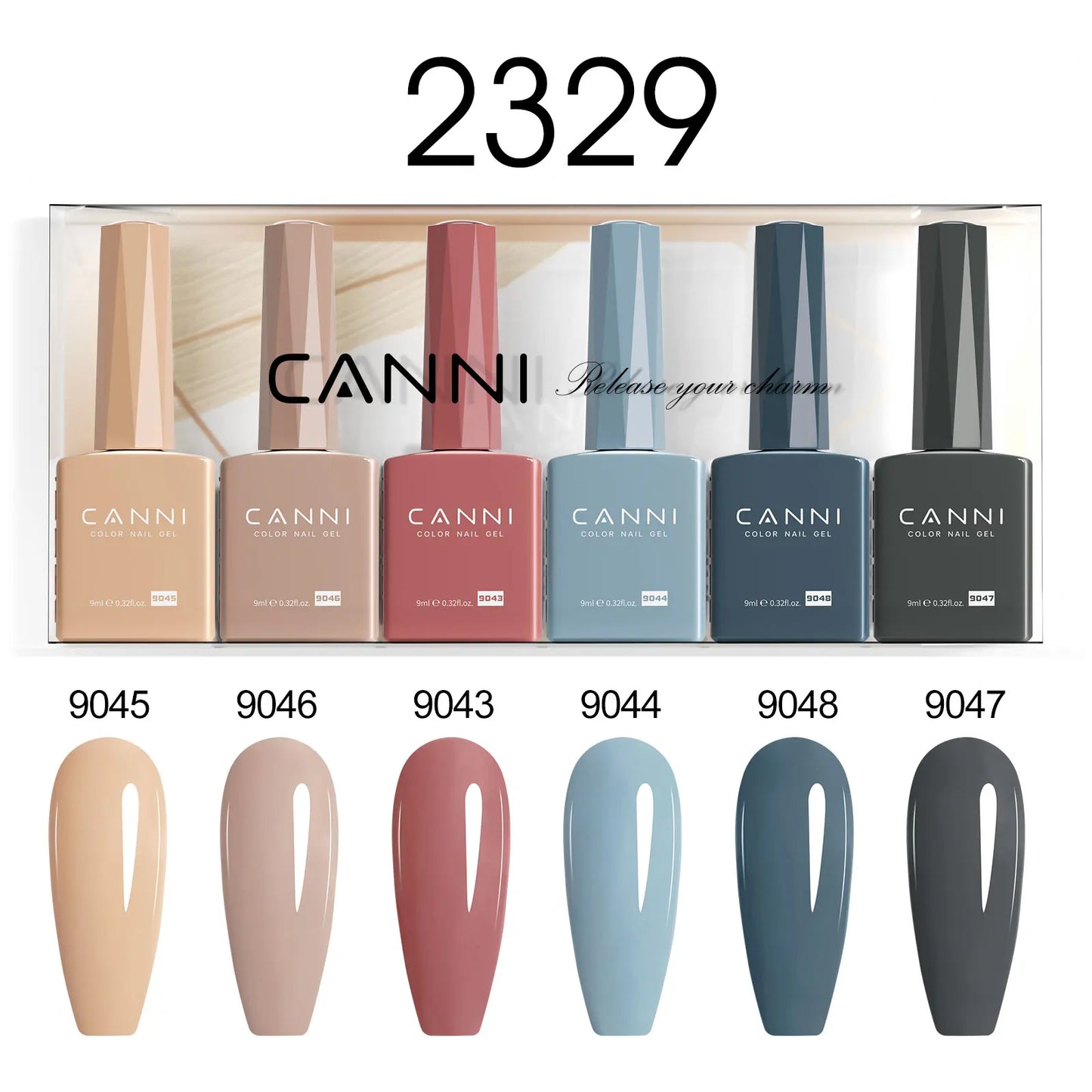 CANNI HEMA TPO FREE 9ml BIAB Colorful Rubber Base Gel UV Construction Quick Builder Nail Gel Polish Kit Self Leveling French Nails