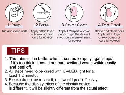 6pcs/kit CANNI HEMA TPO FREE Nail Gel Polish Set Gorgeous Color Semi Permanent Soak off UV LED Gel Nail Varnish Christmas Gift