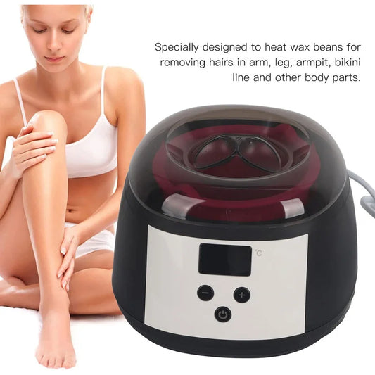 500ML Electric Wax Heater Machine Depilation Hair Removal Wax Warmer Depilatory Wax Melting Melter Wax Heating Pot Epilator