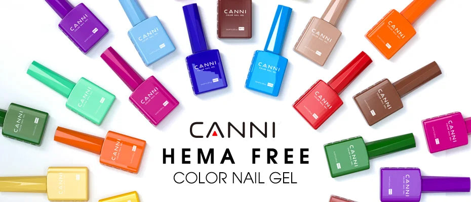 CANNI HEMA TPO FREE 9ml BIAB Colorful Rubber Base Gel UV Construction Quick Builder Nail Gel Polish Kit Self Leveling French Nails