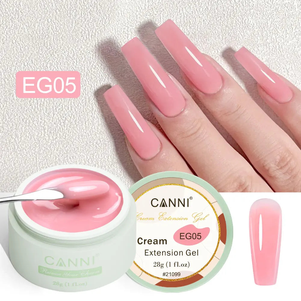 Venalisa CANNI Creamy Texture Extention Builder Jelly Gel Self Leveling No Burning Jelly Gel UV LED Construction Nail Manicure