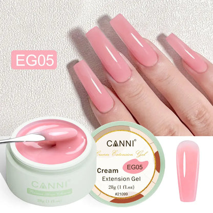 Venalisa CANNI Creamy Texture Extention Builder Jelly Gel Self Leveling No Burning Jelly Gel UV LED Construction Nail Manicure