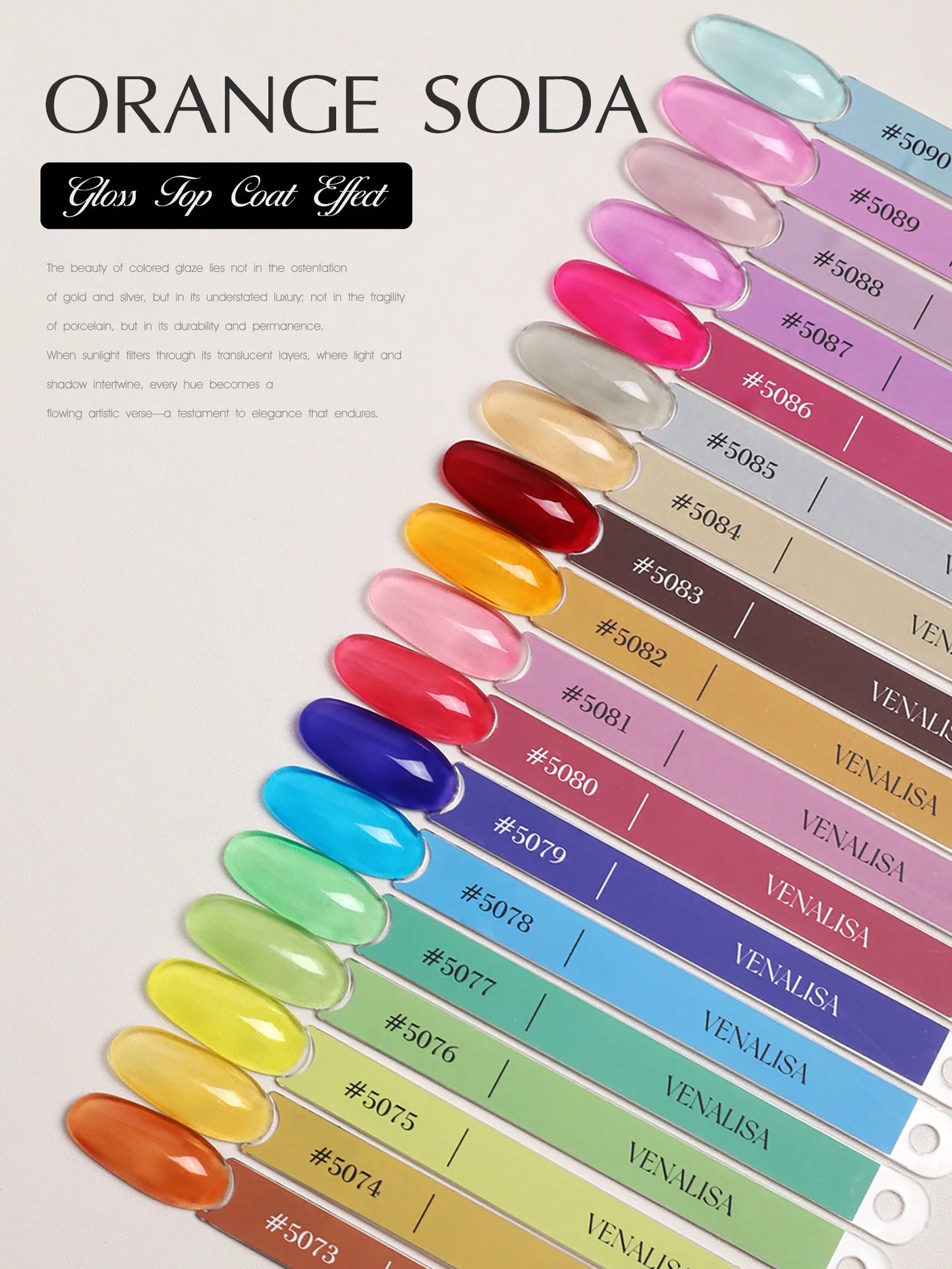 1Set VENALISA V6 Whole Set 10ml HEMA Free TPO Free Vegan Nail Gel Polish Color Display Gel Varnish Nail Maincure Branded Suitcase