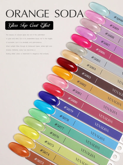 1Set VENALISA V6 Whole Set 10ml HEMA Free TPO Free Vegan Nail Gel Polish Color Display Gel Varnish Nail Maincure Branded Suitcase