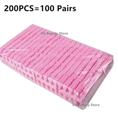 50/100pcs Séparateurs d'orteils en éponge pour vernis à ongles, soins des pieds, manucure, pédicure, nail art