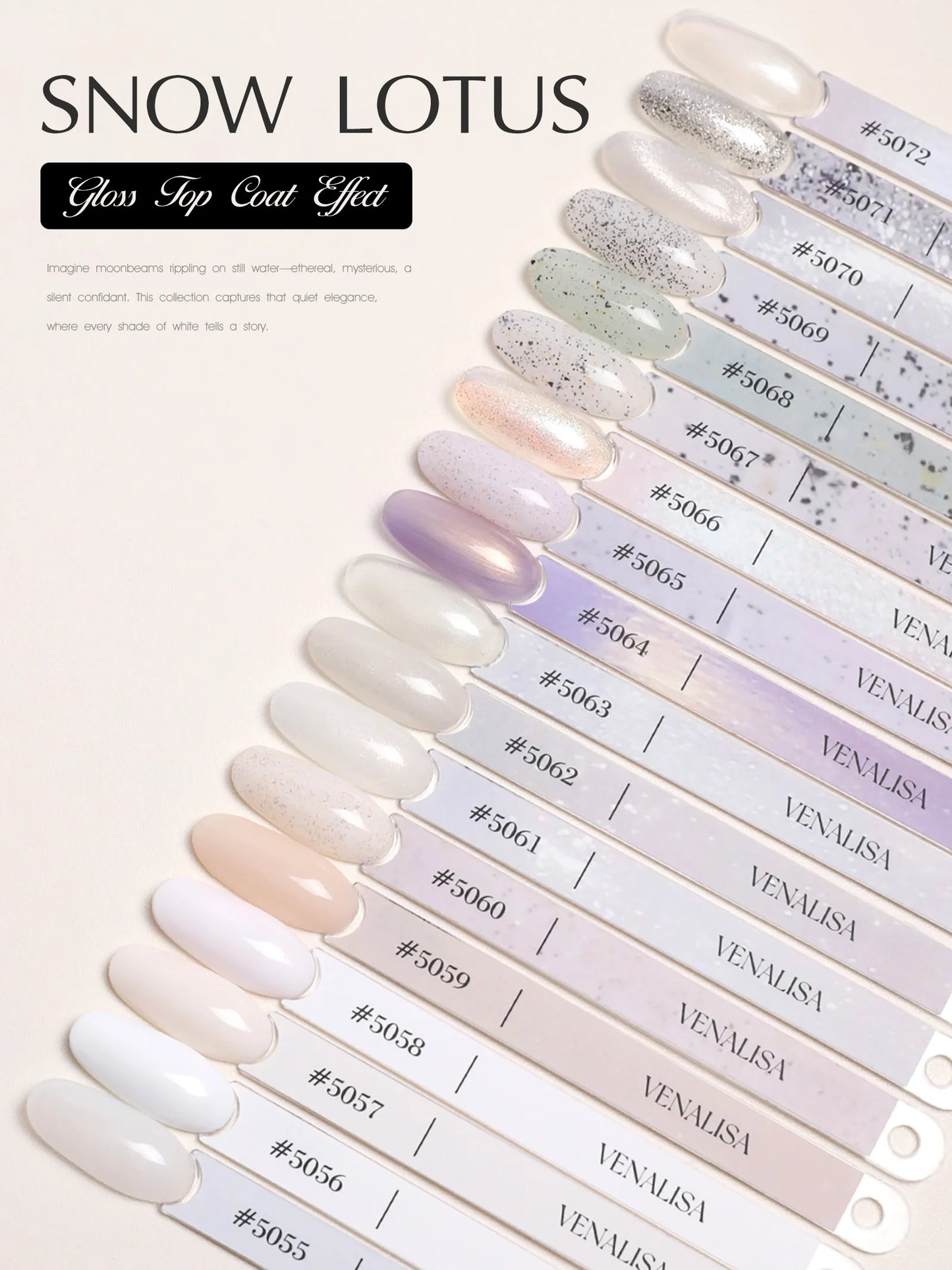 1Set VENALISA V6 Whole Set 10ml HEMA Free TPO Free Vegan Nail Gel Polish Color Display Gel Varnish Nail Maincure Branded Suitcase