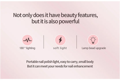 Lampe de bureau LED simple en forme de U pour nail art, lampe de beauté pour salon de beauté, soins des ongles