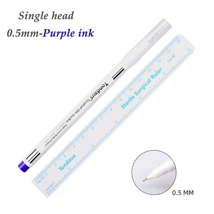 1pcs White Surgical Eyebrow Tattoo Skin Marker Pen Tools Microblading Accessories Tattoo Marker Pen Permanent Makeup