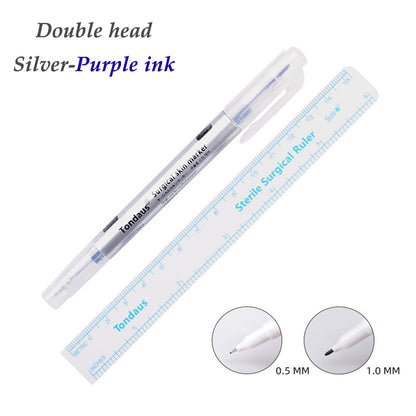 1pcs White Surgical Eyebrow Tattoo Skin Marker Pen Tools Microblading Accessories Tattoo Marker Pen Permanent Makeup